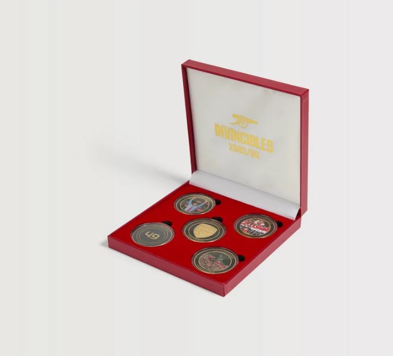 ชุดเหรียญอาร์เซนอล Invincibles Coin Collection ของแท้