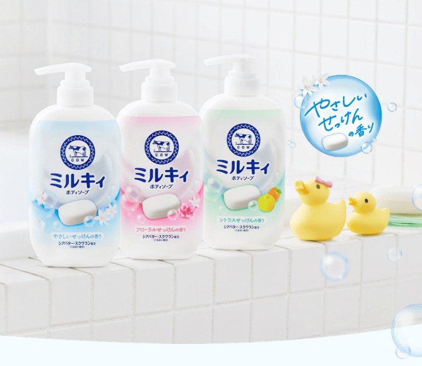 🌸 สบู่เหลว/ครีมอาบน้ำ Milky Body Soap ミルキィボディソープ 🌸