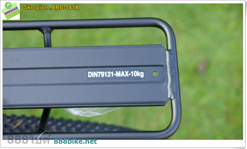 ตะแกรงท้ายยึดหลักอาน Skorpion ALLOY sEATPOST REAR CARRIER ,ARC-041A ,สำหรับหลักอานขนาด 27-36มม. (Max 20 กก.)