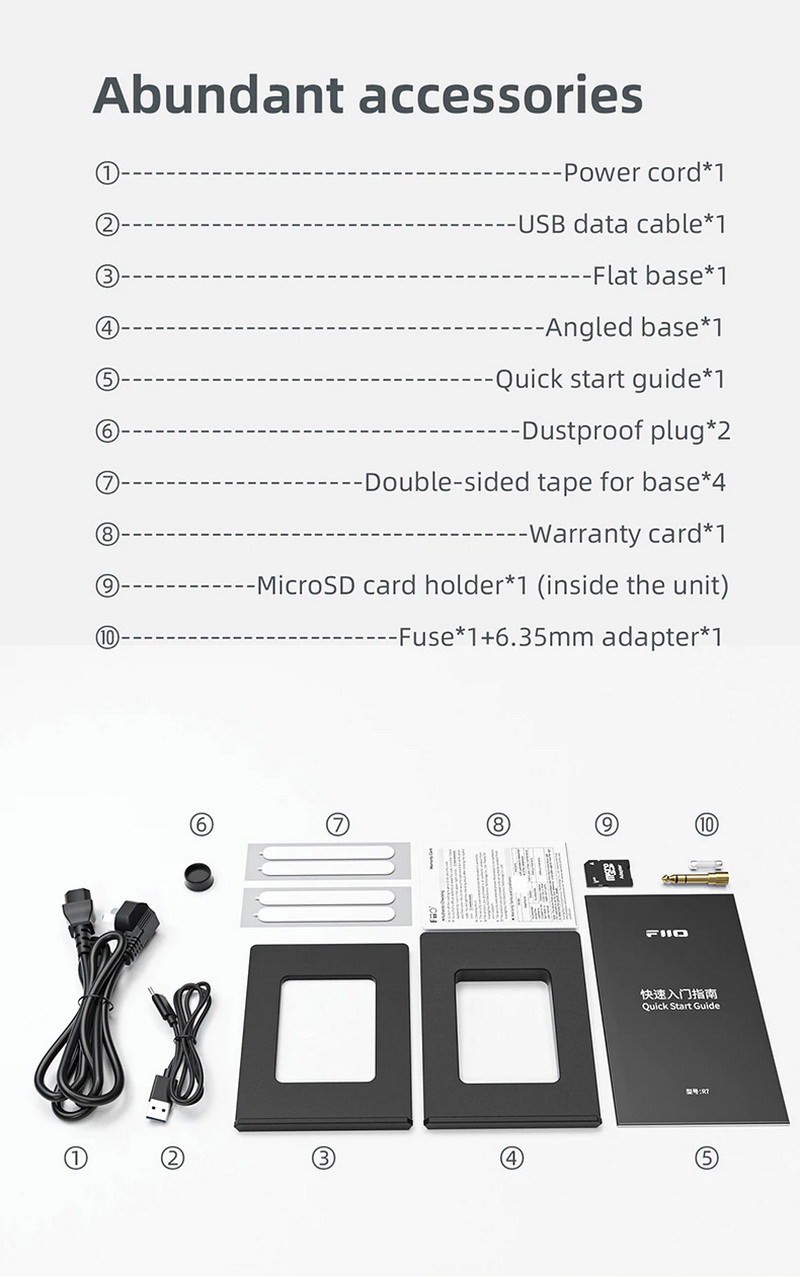 FiiO R7 เครื่องเล่นเพลงสตรีมมิ่งตั้งโต๊ะ DAP+DAC+AMP ครบจบในตัว รองรับ MQA, Roon Ready