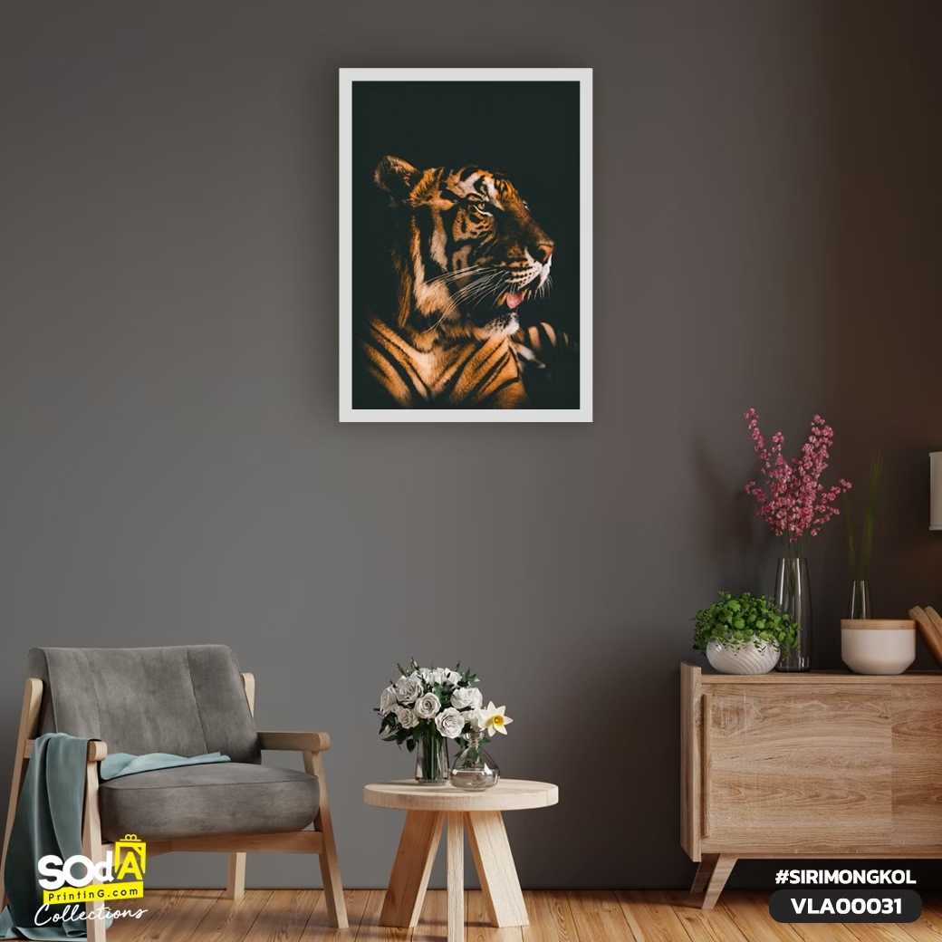 ภาพตกแต่งบ้านสำเร็จรูป เสือ Tiger VLA00031 #SOdAcollection #ภาพตกแต่งบ้านสไตล์มงคล #ภาพมงคล #สิริมงคล #SIRIMONGKOL #FORTUNE