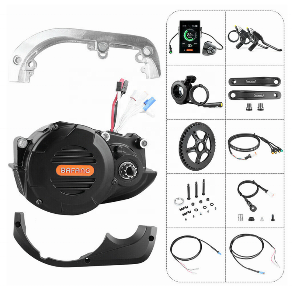 มอเตอร์กลาง Bafang M620 G510 Ultra 52V 1000W CAN BUS 2025 แรงบิด 160N.m ใช้กับเฟรมเฉพาะ + จอ DPC-18 พร้อมครังก์และเบรก