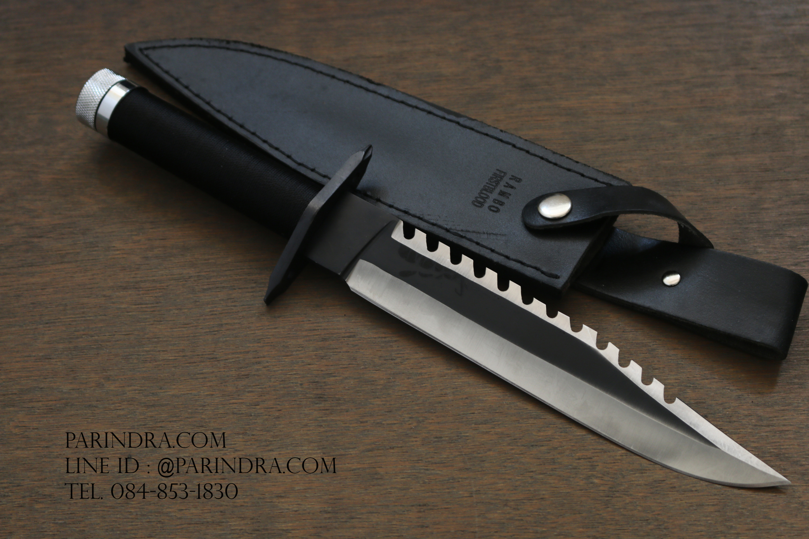 มีดเดินป่าใบตาย RAMBO l แรมโบ้ First Blood สุดโหด (OEM)