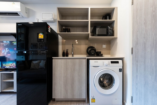 ให้เช่าคอนโด เคฟ เอวา ตึก A 27 ตร.ม.วิวสระ เฟอร์ครบ มีเครื่องซักผ้า ตรงข้ามธรรมศาสตร์รังสิต