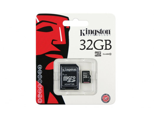 ขาย Micro SD ยี่ห้อ Kingston ความจุ 32GB Class 10