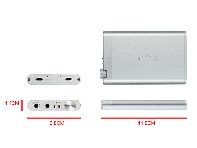 ขาย TOPPING NX4 แอมป์พกพากำลังขับสูง ที่มาพร้อม USB DAC ในตัว รองรับทั้ง iOS และ Android