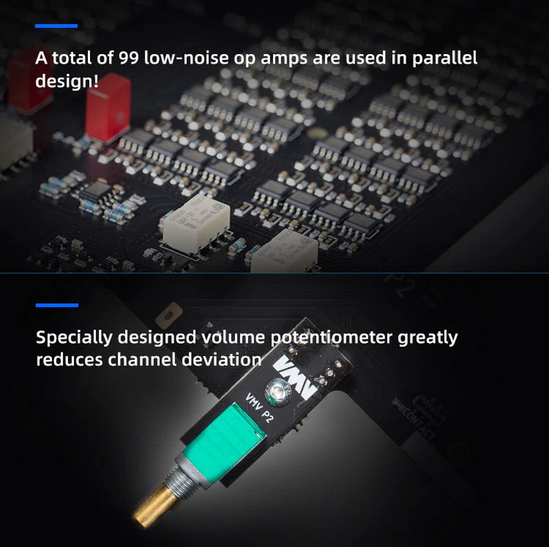 SMSL VMV P2 Headphone Amplifier ตั้งโต๊ะ รองรับ Hi-Res ประกันศูนย์ไทย