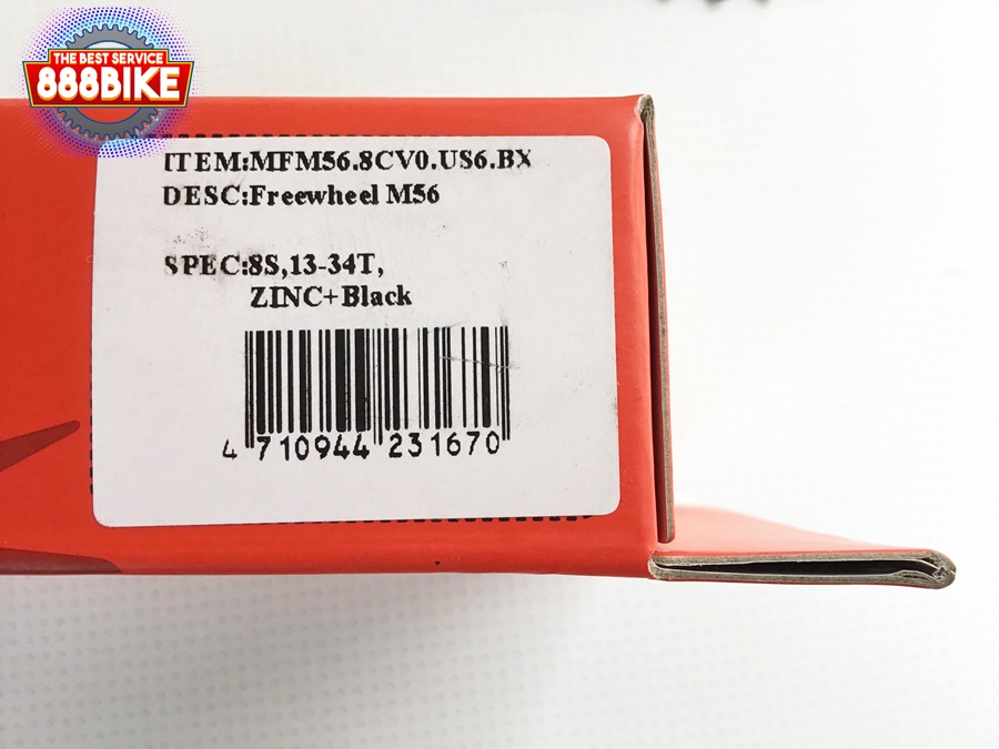 เฟืองหลังแบบเกลียว SUNRACE 8 SPEEDS MTB 13-34T MFM56.8CV0