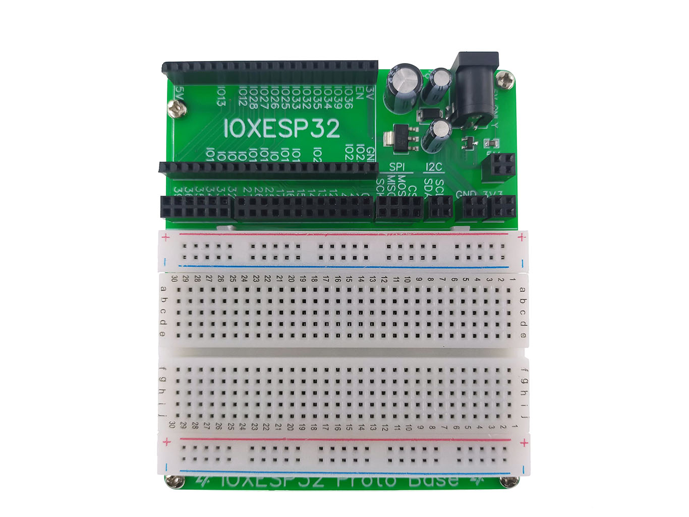 IOXESP32 Proto Base บอร์ดทดลอง ESP32