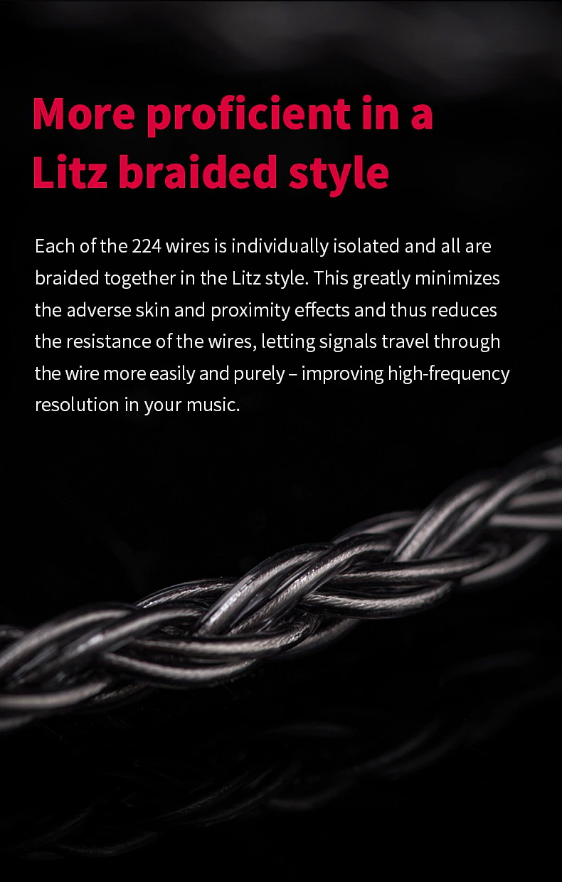 ขาย FiiO LC-RD Pro สายอัพเกรดหูฟังทำจากเงินล้วน Pure Silver ถักแบบ Litz