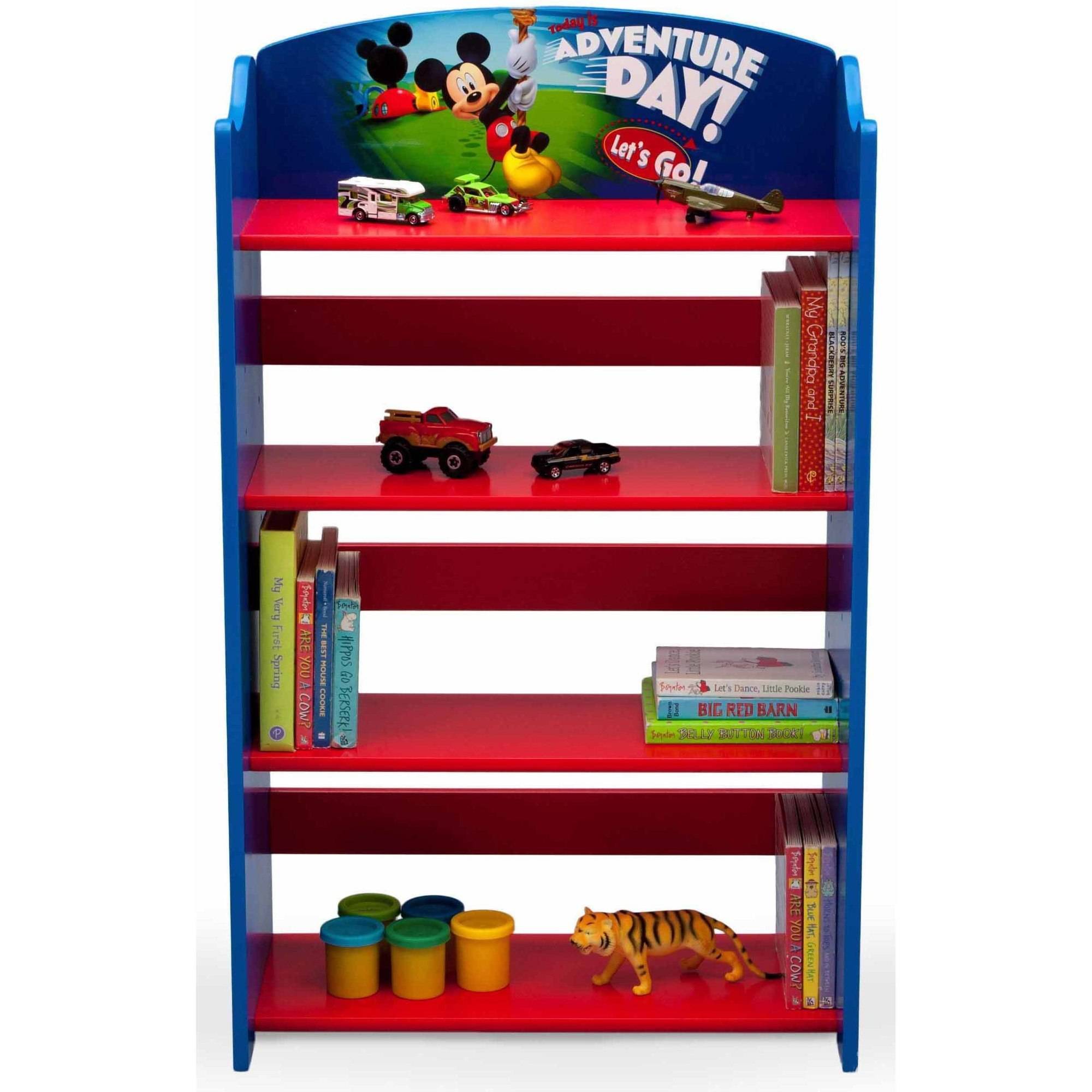 Disney Mickey Mouse Bookshelf ชั้นวางหนังสือลายมิกกี้เม้าส์ วัสดุทำจากไม้ทั้งชุด ลิขสิทธิ์แท้ นำเข้าจาก USA