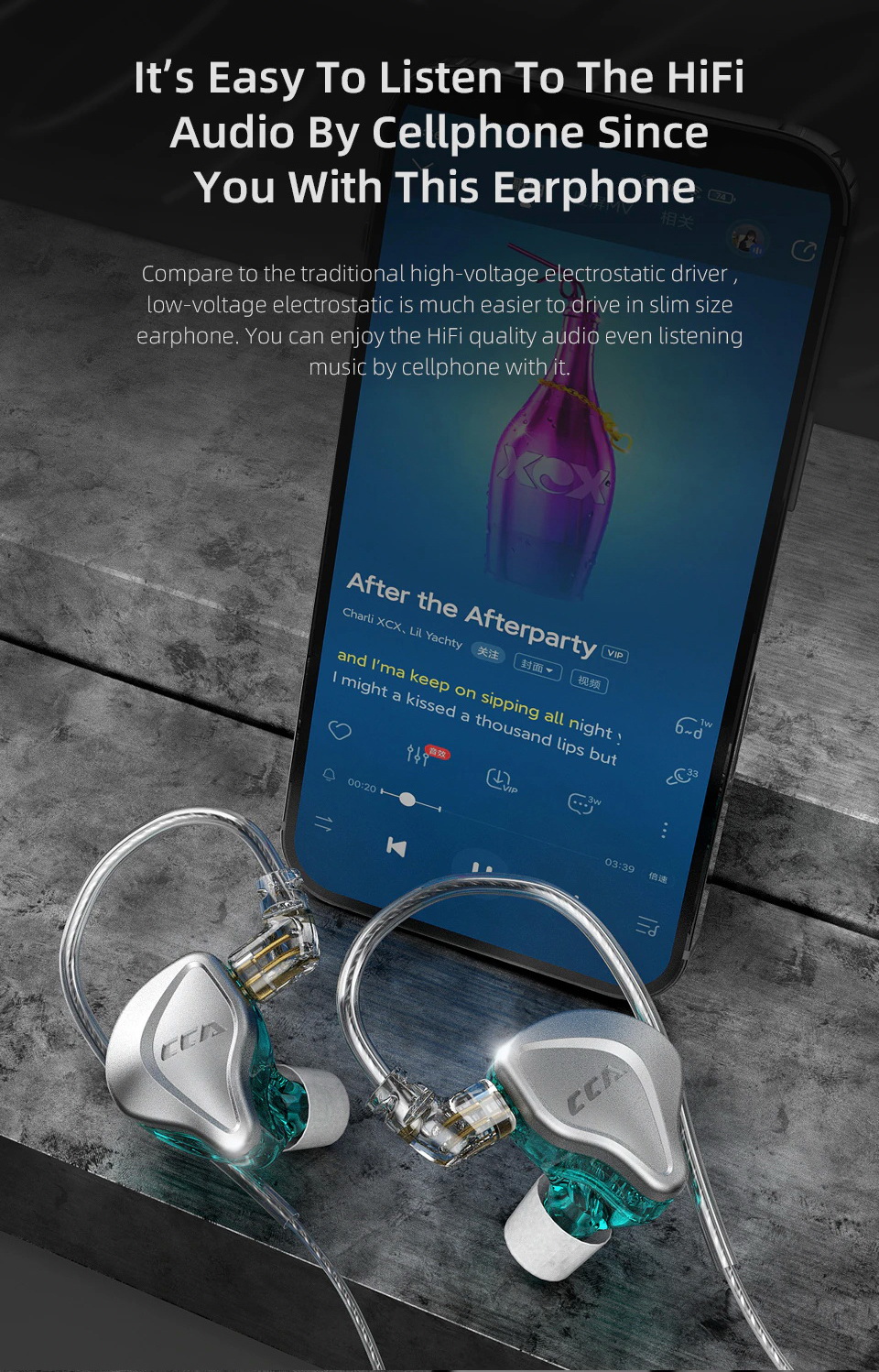 ขาย CCA NRA หูฟัง 2 ไดร์เวอร์ Electrostatic + Dynamic ประกันศูนย์ไทย