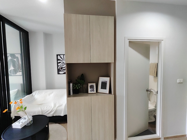 ให้เช่าคอนโด คอมมอน ทียู 27 ตร.ม.เฟอร์ครบ มีเครื่องซักผ้า ฝั่งเดียวกับธรรมศาสตร์