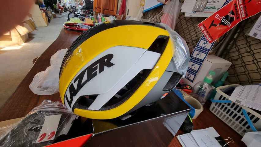 LAZER หมวก BULLET 2.0, สีทีม JUMBO VISMA, S, M, L ปี 2020