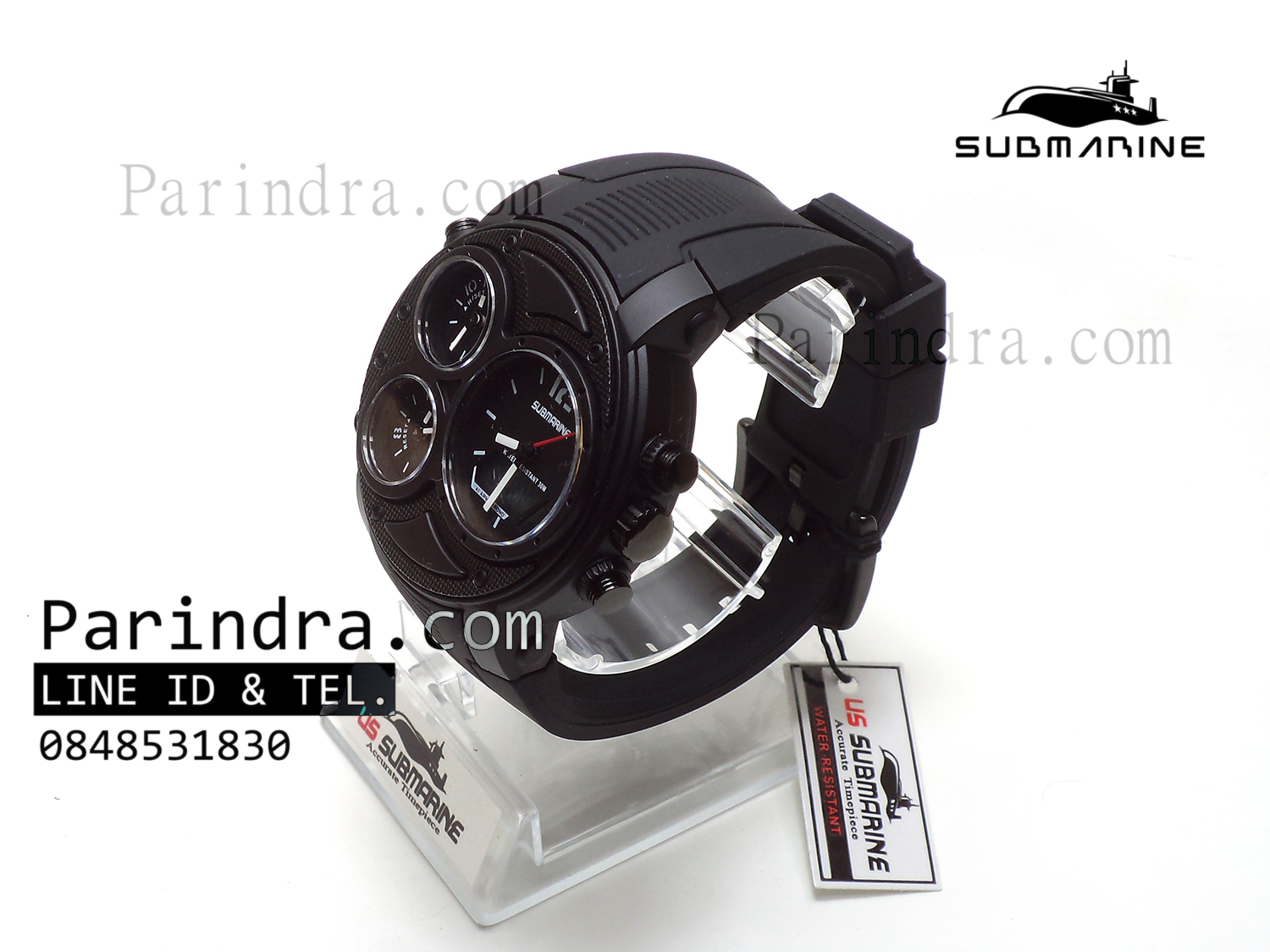 นาฬิกา US submarine 3 Analog รุ่น TP3174M สีดำล้วน