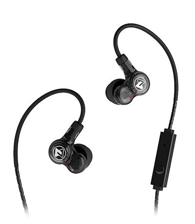 หูฟัง Fischer Audio Omega Twin หูฟังแบบ 2 Drivers เสียงฟังสนุก รายละเอียดครบถ้วนสมบูรณ์แบบ แบบคล้องหู มีไมค์ใช้กับ Smartphone