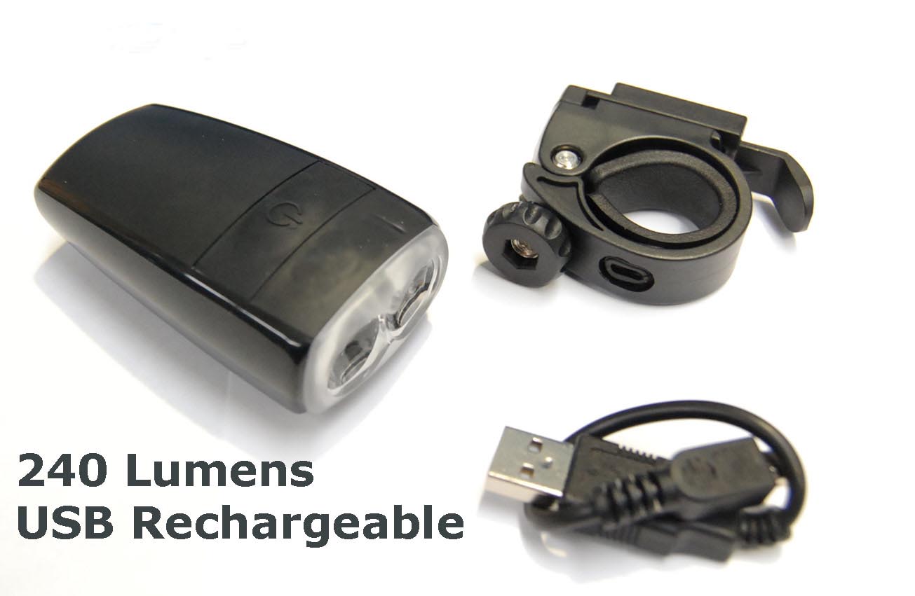 ไฟหน้า2เลด BigEyes รุ่น SPARK240 , FF-240 Bicycle Front Light