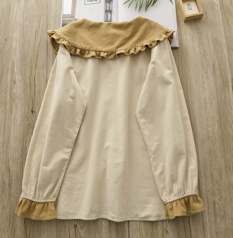 เสื้อคอบัวผ้าฝ้ายลายปัก