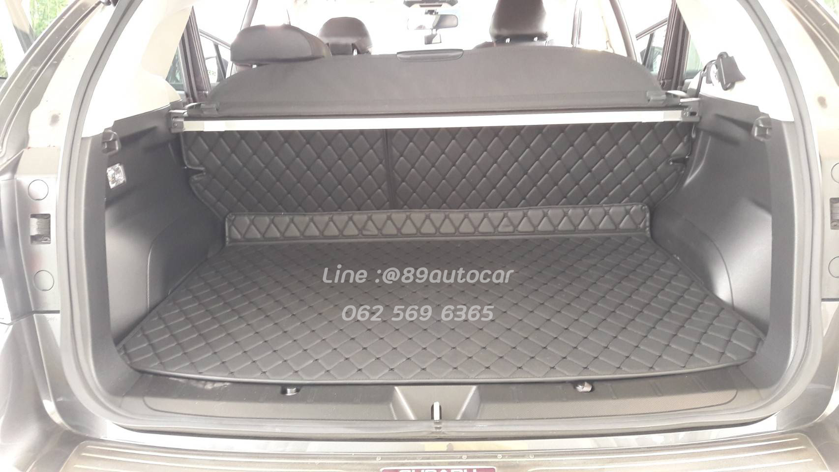 พรมปูพื้นรถยนต์ Subaru XV 2022 ปูพรมหกดี สีดำด้ายดำ เต็มคัน