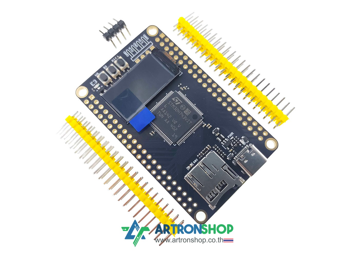STM32H743VIT6 บอร์ดพัฒนา STM32H743 Arm Cortex-M7 480 MHz
