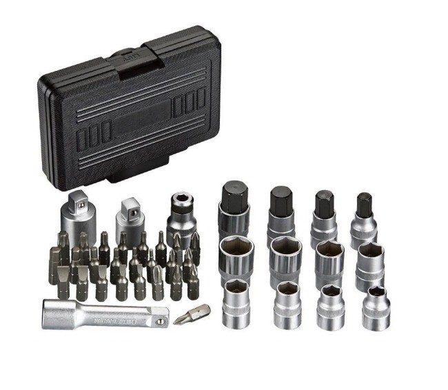 เครื่องมือชุดเล็ก/ประแจบล็อค Icetoolz 41 ชิ้น(E21K) Socket & Bit Set
