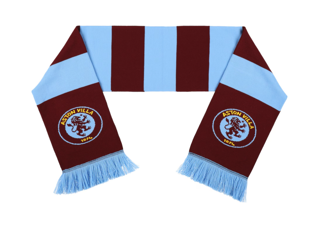 ผ้าพันคอแอสตันวิลลา Aston Villa Bar Scarf ของแท้