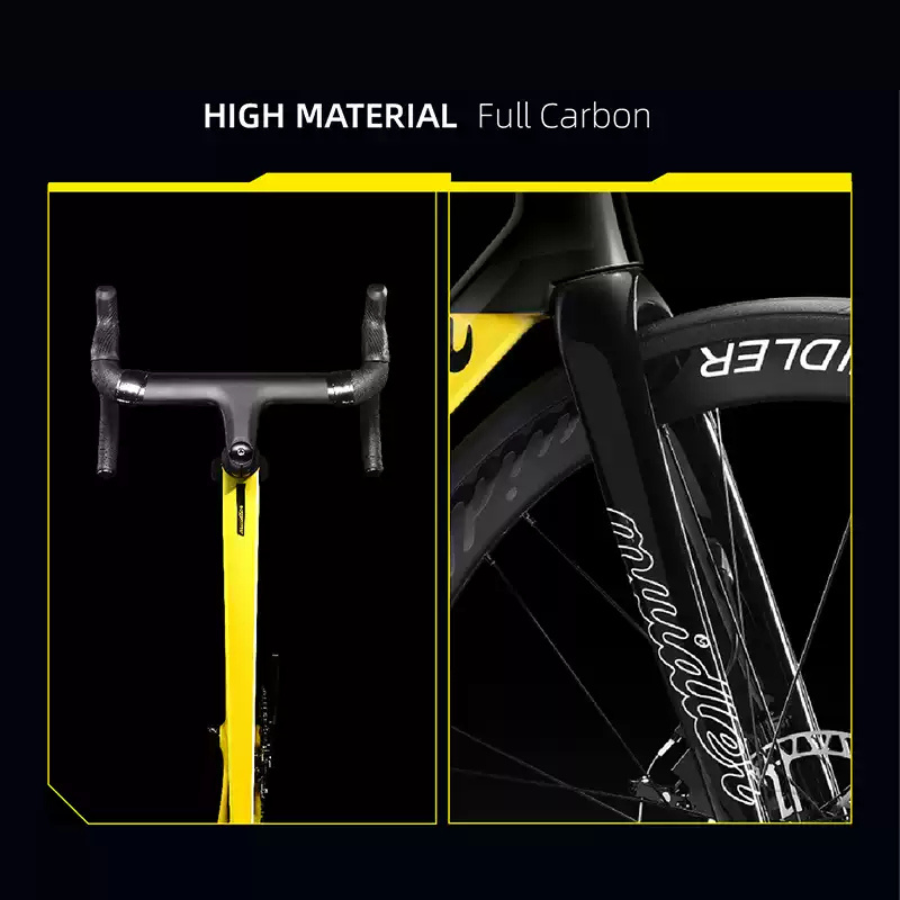 Muidler Hades 600 Carbon Road Bike – 24-Speed, 8.9kg Ultra-Light 2025 Model