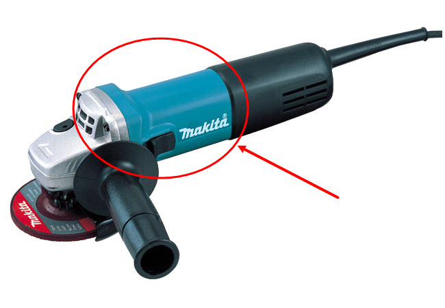 เสื้อฟิลคอยล์ หินเจียร Makita 9556NB, 9556HN, 9558NB Pn.418725-6 (แท้) ##(*)