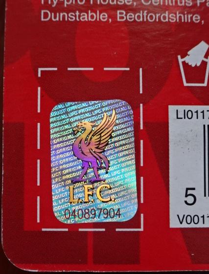 ปลอกแขนกัปตันทีม ฟุตบอล สโมสรลิเวอร์พูล - ตราสโมสร LFC ใหม่ / LIVERPOOL Football Club Captain Armband - LFC Logo NEW