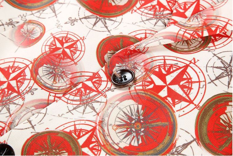 Pre-order เสื้อสูทชายแฟชั่น ลายกราฟฟิก สีสดใส ** เฉพาะเสื้อ**