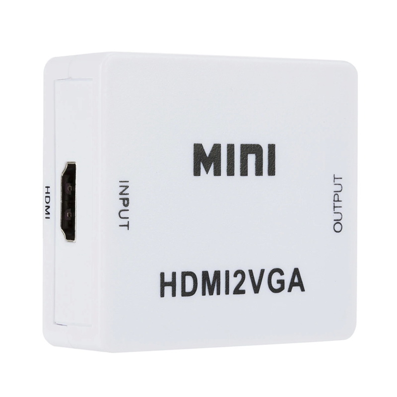 X-Tips HDMI to VGA อะแดปเตอร์แปลง HDMI ออก VGA พร้อม AUX 3.5 มม.