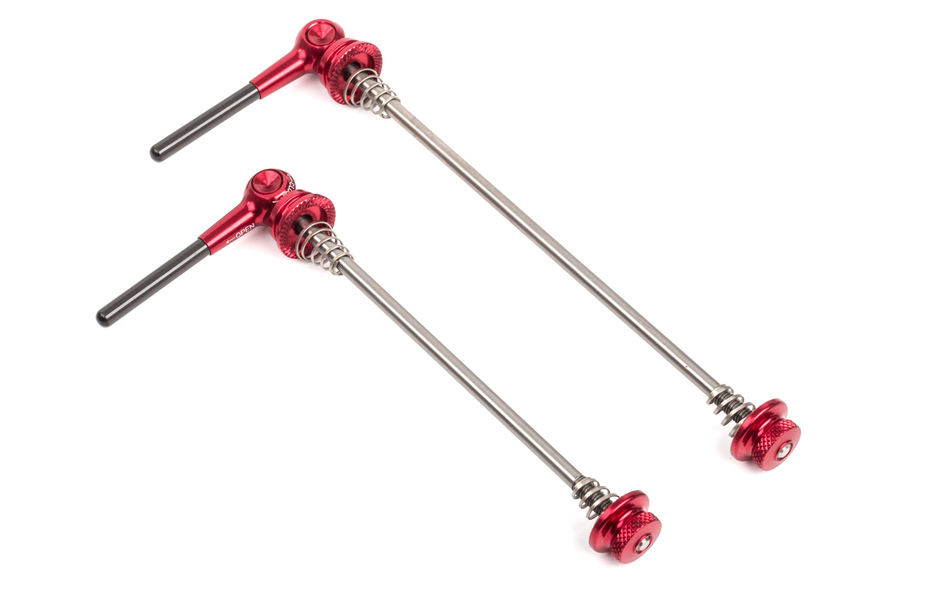 แกนปลดเร็ว TiTANIUM Stick Quick Release Skewers with Carbon Levers STAGE, QR-SPOT