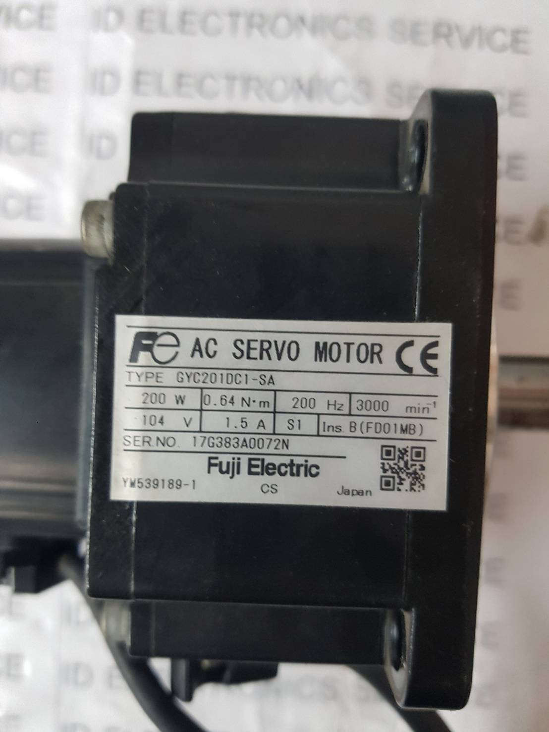 GYC201DC1-SA SERVO MOTOR " FUJI "