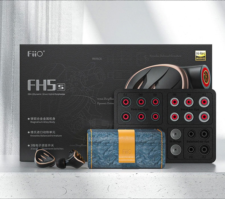 ขาย FiiO FH5S PRO หูฟัง 4 ไดรเวอร์ 2DD+2BA ประกันศูนย์ไทย