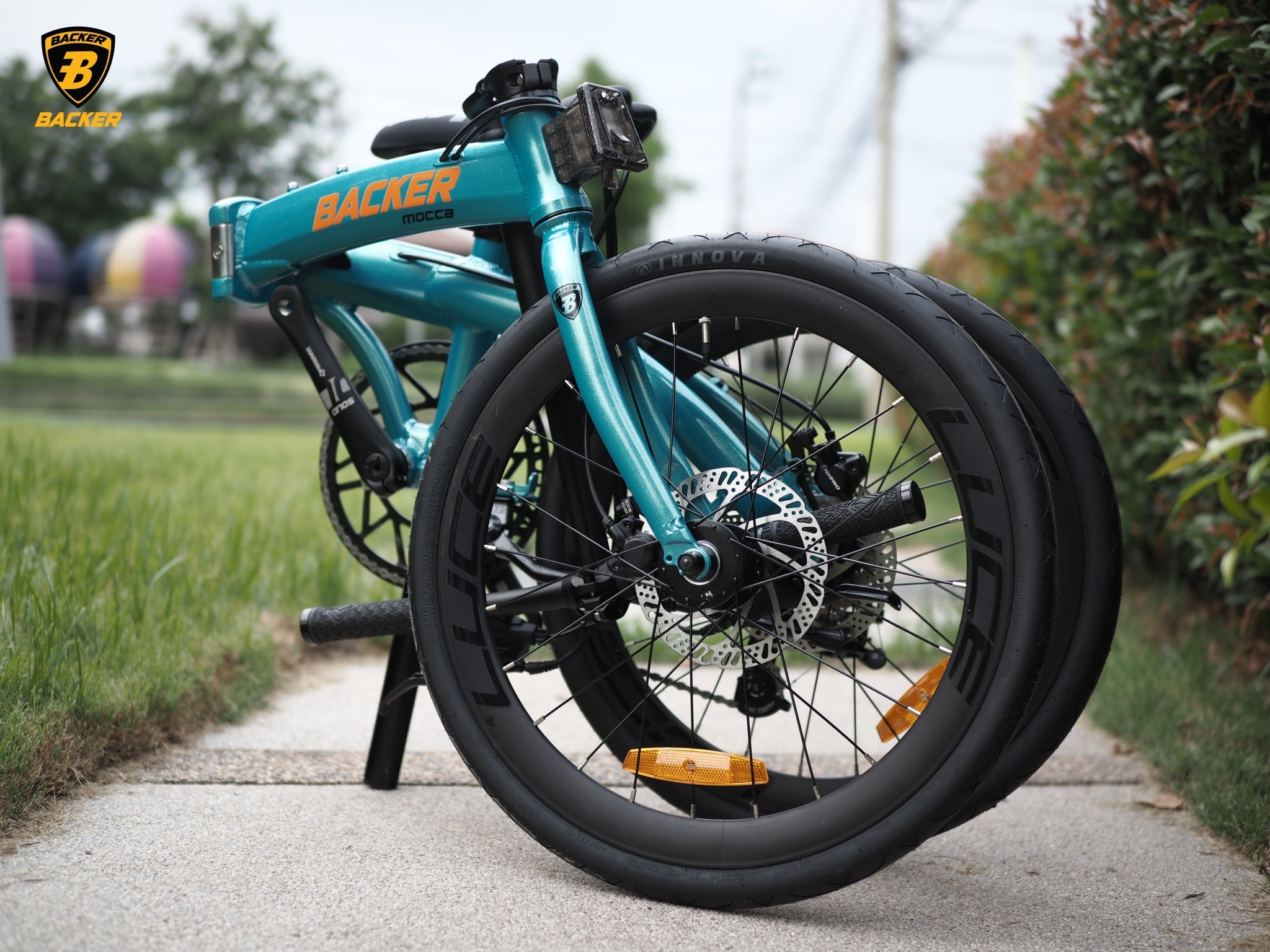 จักรยานพับ BACKER MOCCA เฟรมท้อปอลู เกียร์ SenSah 1*10 สปีด วงล้อ 20 นิ้ว-451 ปี 2021