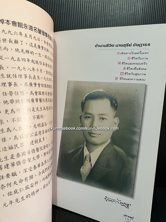 อนุสรณ์ นายสุรีย์ อัษฎาธร ผู้ก่อตั้งกลุ่มบริษัทน้ำตาลไทยรุ่งเรือง“Thailand's King of Sugar”