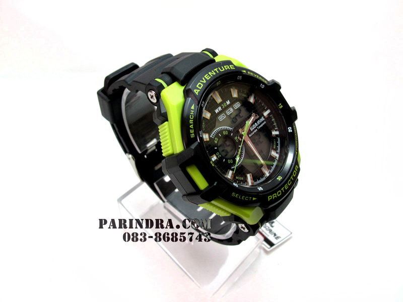 US submarine Protector รุ่น TP3135M สีดำตัดเขียวอ่อน พื้นเทา