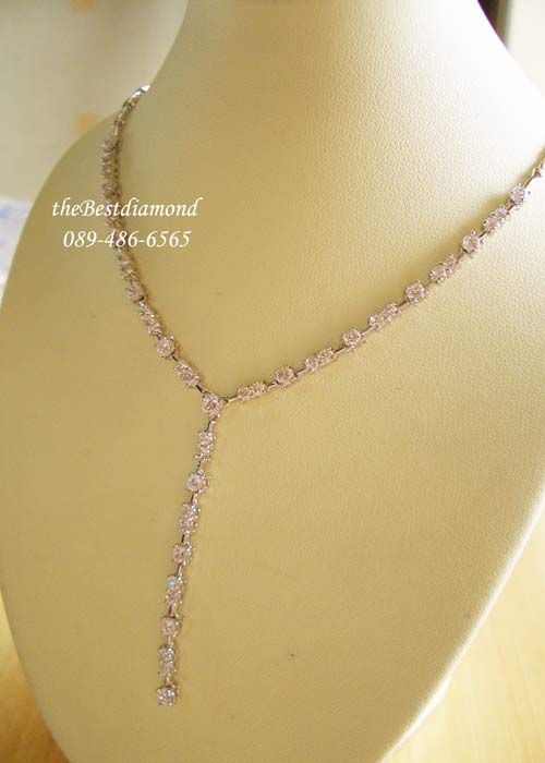 +++BN021RD+++สร้อยเพชร Y style++สร้อยเพชรรูป Y งานModern น่ารัก ใส่แล้วดูดี เพชรแวววาว วิ๊งๆ สวยค่ะ ใส่ออกงานได้สบาย