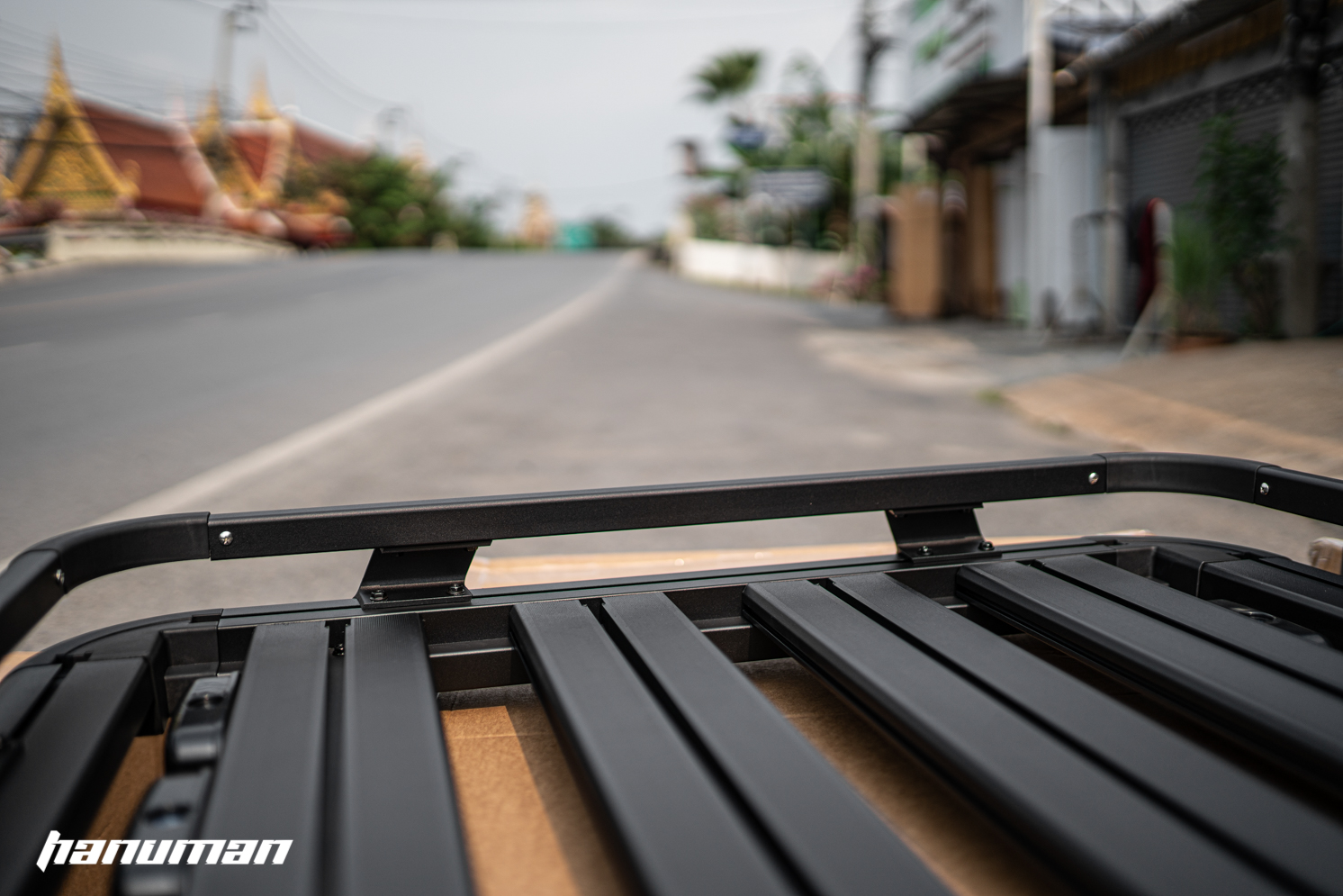 แร็คหลังคา 𝗛𝗔𝗡𝗨𝗠𝗔𝗡 𝗥𝗢𝗢𝗙 𝗧𝗥𝗔𝗬 (𝗕𝗔𝗦𝗞𝗘𝗧) วัสดุอลูมิเนียม มีไซส์ S, M, L ที่เก็บกระเป๋าเดิน