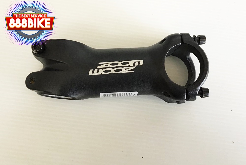 คอแฮนด์ ZOOM BICYCLE STEM,TDS-C369A-8/FOV/ISO-M,ยก10องศา ยาว 90มม.