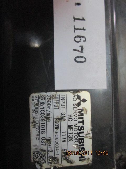 SERVO MOTOR “ MITSUBISHI ” รุ่น HC-MF73K