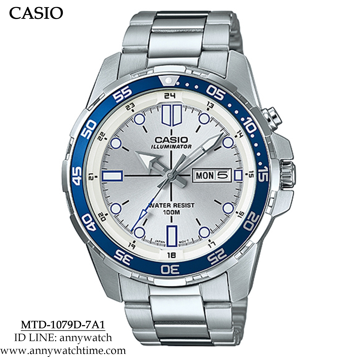 CASIO MTD-1079D-7A1