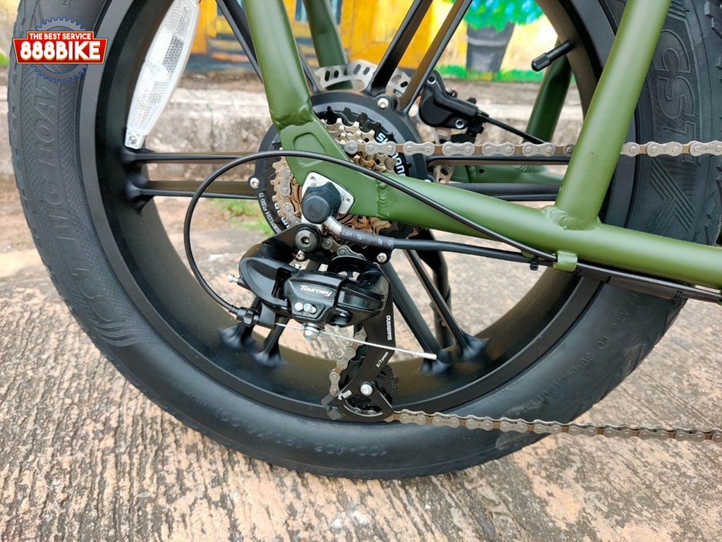 จักรยานไฟฟ้า Fiido T1 CARGO Utility Electric Bike Fat tires เกียร์ 7สปีด แรง 750วัตต์ ล้อ 20นิ้ว