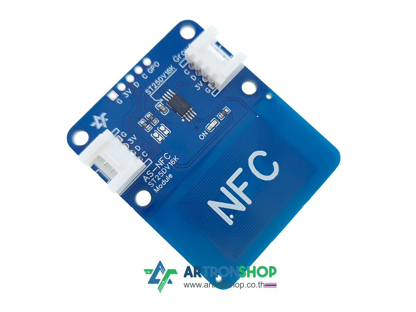 AS-NFC ST25DV16K Module โมดูล Tag NFC แบบอ่าน-เขียนผ่าน I2C