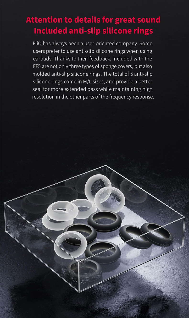 ขาย FiiO FF5 หูฟังเอียบัดไดรเวอร์ไดนามิก 14.2mmรุ่นใหม่ บอดี้อลูมิเนียม ถอดสายได้ ประกันศูนย์ไทย