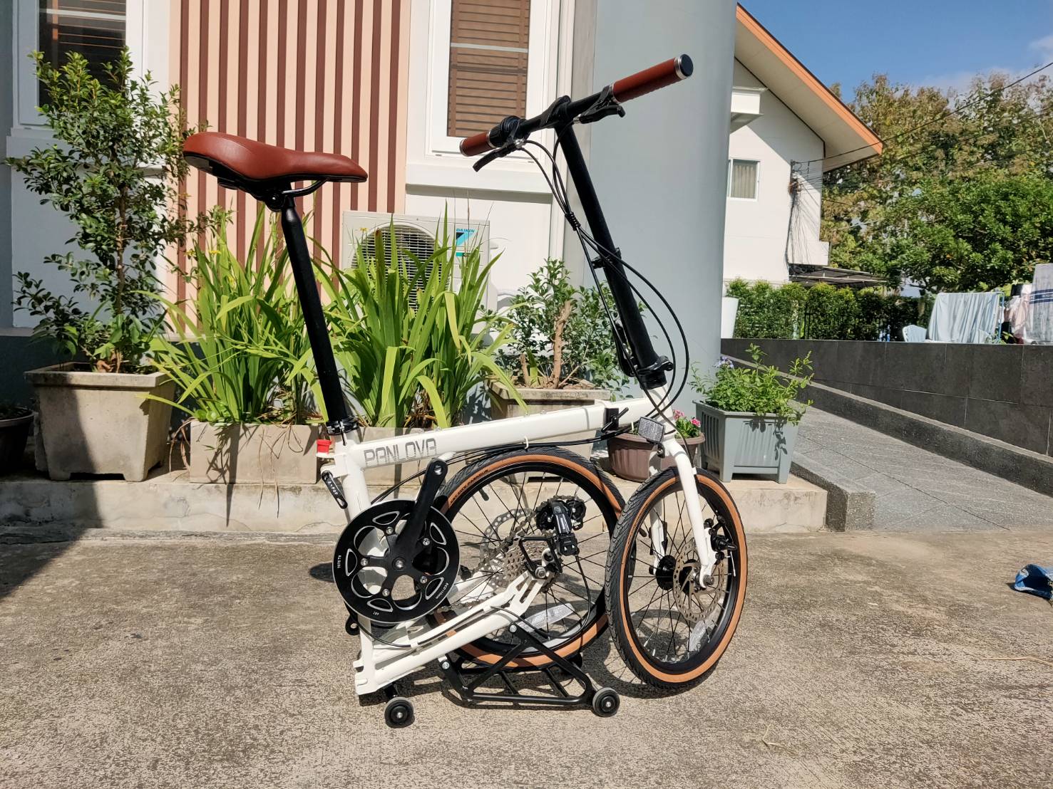 จักรยานพับได้ PANLOVA PV16 New folding bicycle มีล้อลาก เกียร์ 7สปีดชิมาโน่ ปี 2024