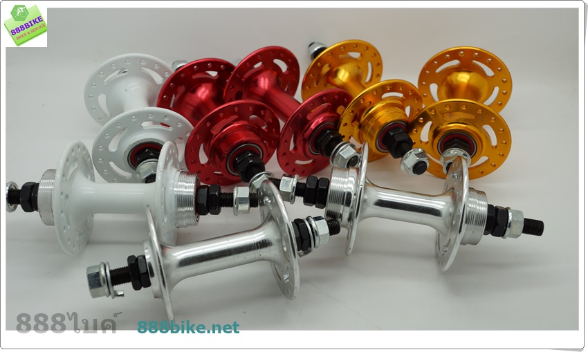 ดุมฟิกเกียร์ Chaser อัลลอยด์ แบร์ริ่ง 36 รู มีสีแดง,ขาว,เงินและ ทอง