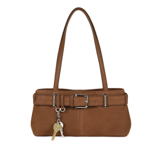 พรีออเดอร์ กระเป๋า OSOI SHOULDER BROCLE MINI [NUBUCK BROWN] ของแท้ นำเข้า 14-25 วัน