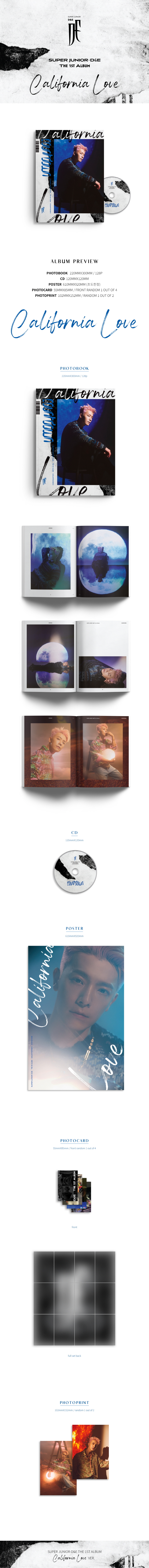 SUPER JUNIOR- D&E - อัลบั้ม 1 [COUNTDOWN] (California Love Ver.) (ปิดรอบ 2021.12.02)