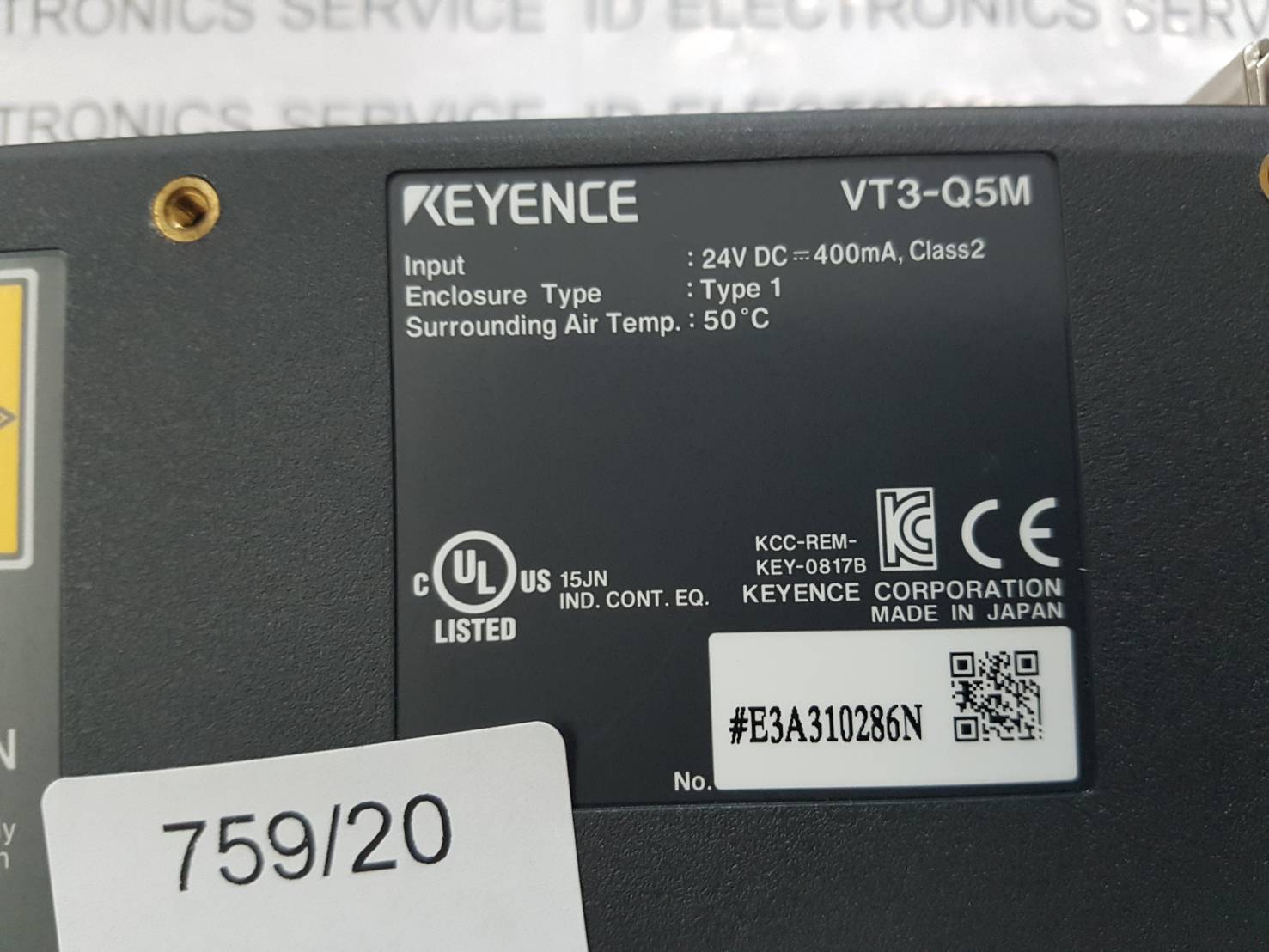 VT3-Q5M HMI “ KEYENCE ”